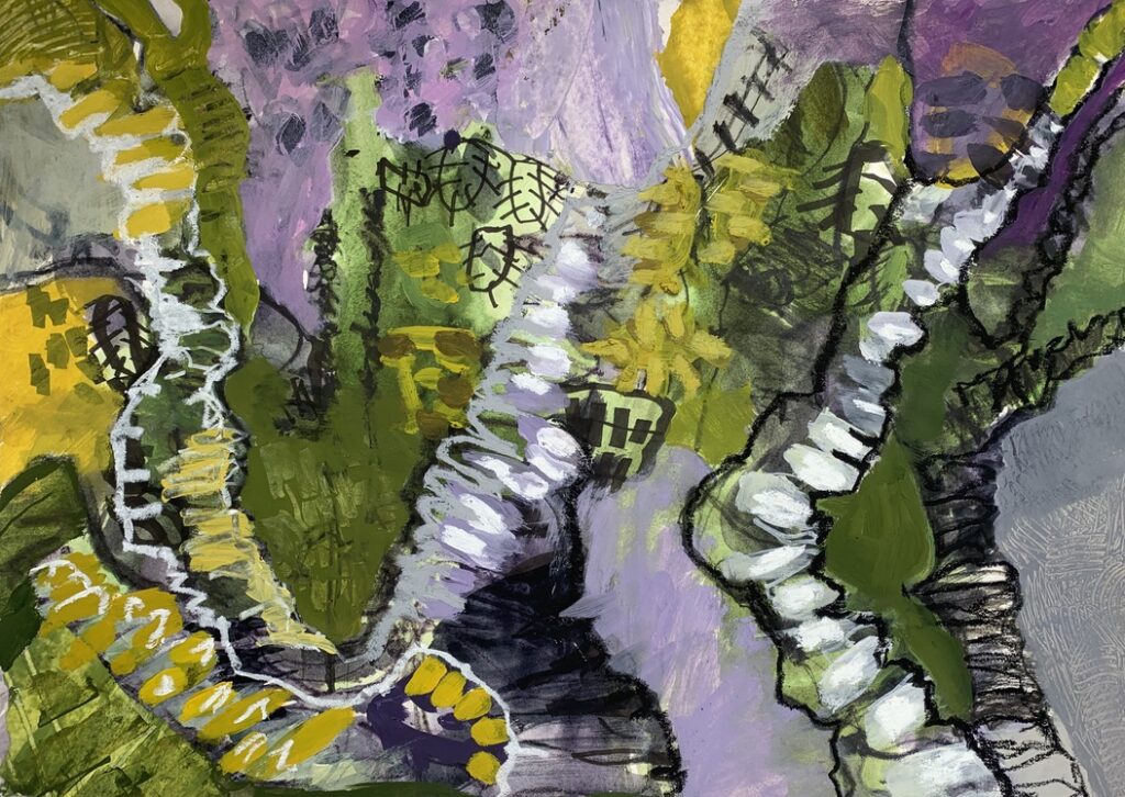 Banksias - Tangled Beauty | Mixed Media on 300gsm paper | 30 x 42 | $150