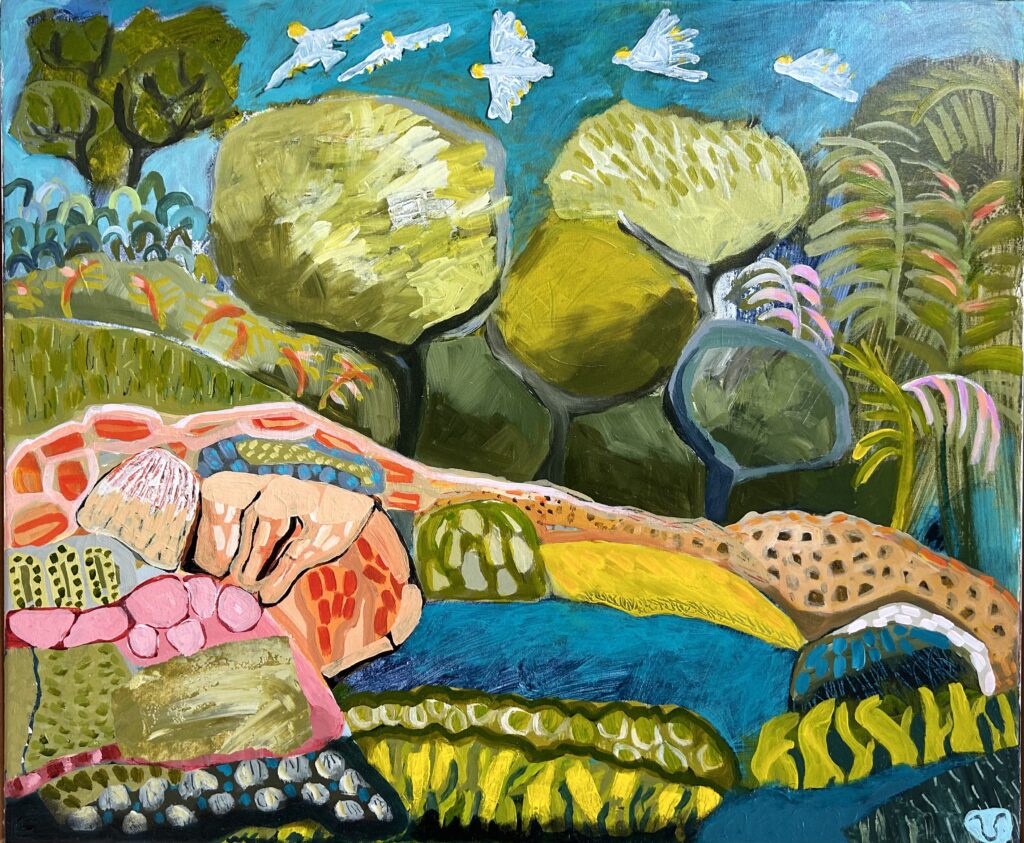 Cockatoos Over Quarantine Bay